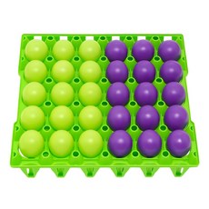 JUNBI雞蛋盤賓果桌球遊戲組, 綠色, 1套