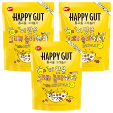 씨알로 해피갓 통곡물 그래놀라, 3개, 300g