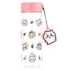 LiLFANT Chiikawa 耳朵吊飾透明水瓶, 1個, 混合色, 500ml