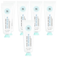 나틴다 내추럴 핸드크림 무향, 30g, 6개