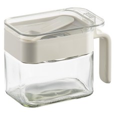 PINMOO 品沐 酥格調料罐 白色, 1個, 300ml