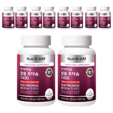뉴트리디데이 프리미엄 칼륨 포타슘 1400, 120정, 10개