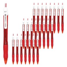 Donga Cronix DX 原子筆 0.7mm, 紅色, 24入