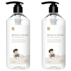 Swimpyo365 小蘇打廚房洗潔精 覆盆子香, 750ml, 2個