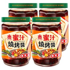 義美 蜜汁燒烤醬,300g,4罐, 甜鹹適中，天然食材，安心美味，家庭聚餐，朋友派對