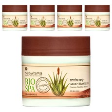 Sea of Spa BIO SPA蘆薈霜 含死海礦物質 適用於所有膚質, 250ml, 5罐