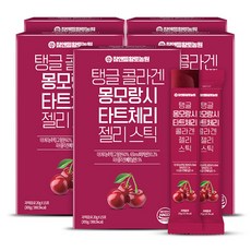 참앤들황토농원 탱글 콜라겐 몽모랑시 타트체리 젤리스틱 15p, 300g, 6개