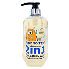 Hallmark 怪獸2in1洗髮沐浴溫和呵護泡泡露 北鼻香, 600ml, 1瓶