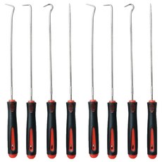 加長型油封起子4件組 多角度油封勾 TPR防滑手柄 汽車維修工具, 2組