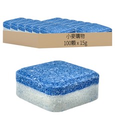 小麥購物 洗衣機清潔錠 Y649, 15g, 100顆