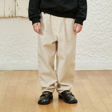 BEEN 男童抓褶寬鬆褲 BY53PT04LB, Light Beige, 單一商品