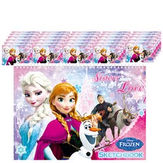 FROZEN 迪士尼冰雪奇緣素描本 30p 隨機發貨, 10張, 250 x 345 毫米