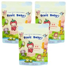 水果寶寶 草莓凍乾, 100%天然, 無麩質, 無添加糖, 13g, 3包