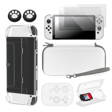 스페이스쉴드 닌텐도 스위치 호환 액세서리 올인원 7종 세트, 닌텐도 스위치 OLED, 혼합색상, 1세트