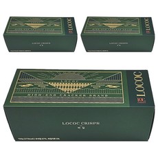 Lococ Crisps羅勒風味脆餅, 3盒, 150g