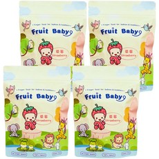 水果寶寶 草莓凍乾, 100%天然, 無麩質, 無添加糖, 13g, 4包