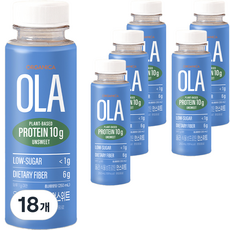 올가니카 올라 프로틴 드링크 언스위트, 250ml, 18개
