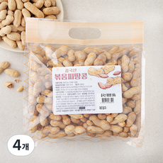 아산율림영농조합 중국산 볶음 피땅콩, 500g, 4개