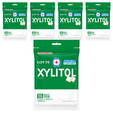 XYLITOL 木糖醇口香糖補充裝 原味, 183g, 5包