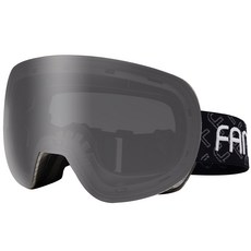 FANTON 鏡面護目鏡成人眼鏡瓶 RS800 + 小袋隨機發貨, 銀框+煙鏡鏡片