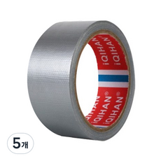 Dada 高黏度強力棉布膠帶 45mm x 20m, 銀色, 5個