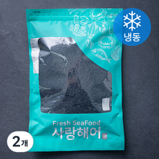 사랑해어 컷트미역 (냉동), 500g, 2개