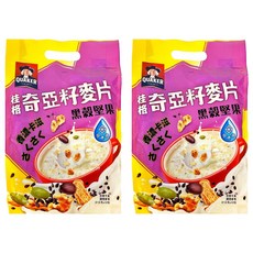 QUAKER 桂格 黑穀堅果奇亞籽麥片 10包, 310g, 2袋