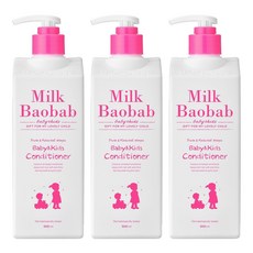 밀크바오밥 베이비앤키즈 컨디셔너 풍선껌향, 500ml, 3개