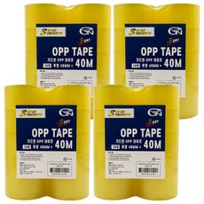 가드맨 OPP 박스 테이프 48mm x 40m, 투명, 40개