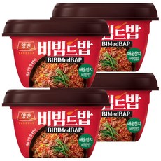 동원 양반 비빔드밥 매운참치 비빔밥 컵, 4개, 272.5g