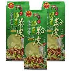 中農粉絲 寶鼎頂級純綠豆粉皮, 200g, 3個