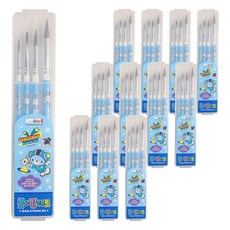 ibis 刷具+調色盤 4入組 CR10136, 藍色, 12套