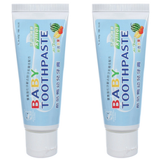 KU.KU Duckbill 酷咕鴨 綜合水果幼兒牙膏 6個月以上, 50g, 2條