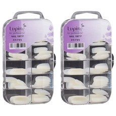 Lupine Nail 橢圓形美甲片, 自然色, 200個
