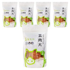 萬味軒 素肉片, 口感香Q有嚼勁，嚴選小麥蛋白，素食新選擇, 150g, 5包
