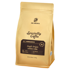 金車 MR.BROWN 伯朗咖啡 精品咖啡豆 瓜地馬拉 中深焙, 450g, 1個, 全豆咖啡（未研磨）