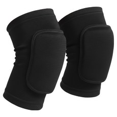 Greenuer 運動用膝蓋支撐輔助帶 雙腳用, 1組, 黑色