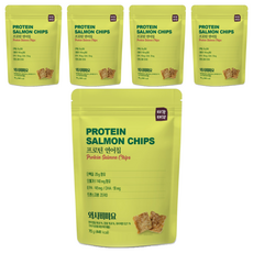 Tigak Taegak 蛋白質鮭魚脆片 芥末美乃滋味, 70g, 5包