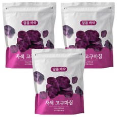 자색 고구마칩, 195g, 3개