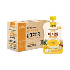 엘빈즈 이지밀 맘편한 파우치 이유식 7개월 이상, 10개, 밤단호박죽