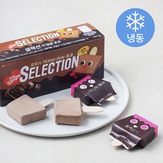 롯데웰푸드 셀렉션 더 싱글 초코 아이스크림 (냉동), 50ml, 10개입, 1박스