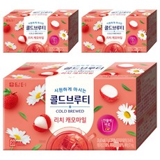 담터 콜드브루티 리치캐모마일, 1g, 20개입, 3개