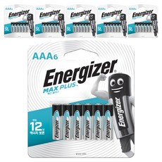 Energizer 勁量 MaxPlus AAA電池, 6個, 6入