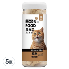 晨光 貓用鮮食凍乾 鱈魚 55g, 5瓶