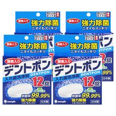 novopin 基陽 假牙清潔錠 酵素 未滅菌, 12錠, 4盒