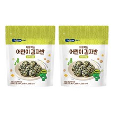 처음 먹는 어린이 김자반, 오리지널, 25g, 2개