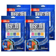 依必朗 除濕吊掛式集水袋, 250g, 4包