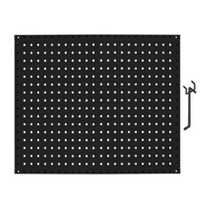 撥撥的架子 黑砂色洞洞板 43x58cm 含5cm掛勾, 1組, 黑色