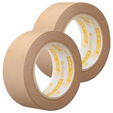 DEER BRAND 鹿頭牌 高黏可書寫牛皮紙膠帶 KT04 48mm x 40m, 牛皮色, 2捲