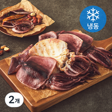 쫄깃한 반건조 오징어 5마리 (냉동), 2개, 450g